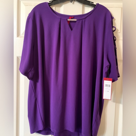 Dressy Blouse with Rhinestones - Picture 1 of 4